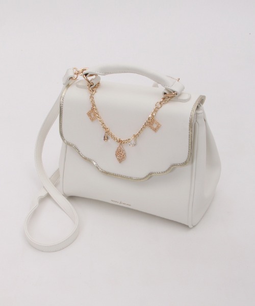 axes femme(アクシーズファム)の「オリエンタル風チャームバッグ(ハンドバッグ・レディース・ネイビー/ブラック/ホワイト・FREE)」の10枚目の写真