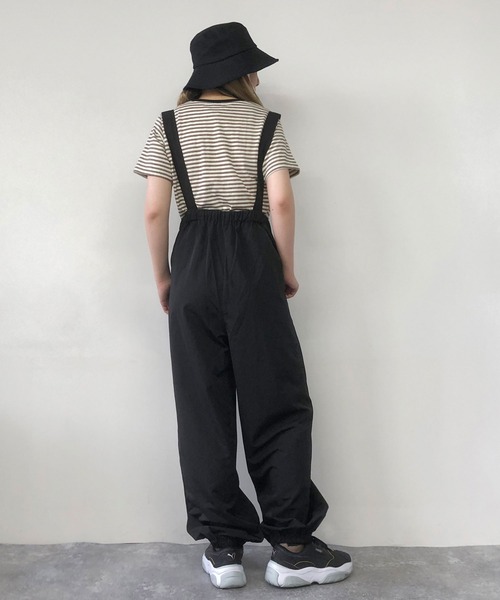179/WG(イチナナキュウダブルジー)の「サスペンダーパラシュートパンツ(その他パンツ・レディース・オフホワイト/ブラック・MEDIUM)」の18枚目の写真