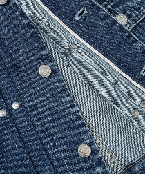 TANAKA（タナカ）の「NEW CLASSIC JEAN JACKET（デニムジャケット・レディース・ネイビー・XS/S）」の4枚目の写真