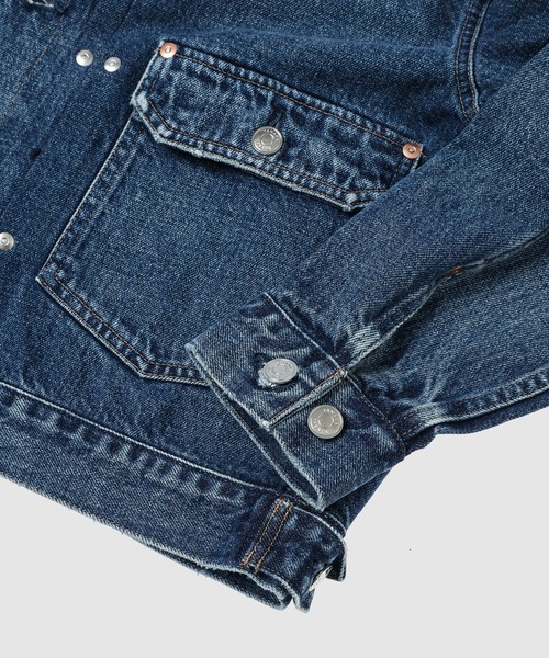 TANAKA（タナカ）の「NEW CLASSIC JEAN JACKET（デニムジャケット・レディース・ネイビー・XS/S）」の5枚目の写真