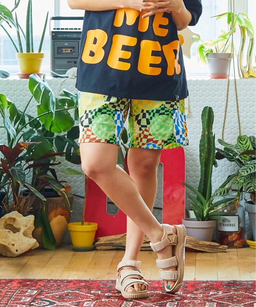 go slow caravan（ゴースローキャラバン）の「総柄PT.イージーショーツ（その他パンツ・メンズ・イエロー/ベージュ/モカ・LARGE/MEDIUM/X-LARGE/SMALL）」の11枚目の写真