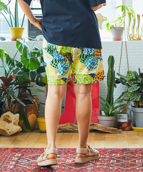 go slow caravan（ゴースローキャラバン）の「総柄PT.イージーショーツ（その他パンツ・メンズ・イエロー/ベージュ/モカ・LARGE/MEDIUM/X-LARGE/SMALL）」の10枚目の写真