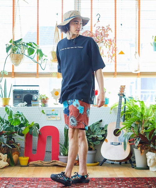 go slow caravan（ゴースローキャラバン）の「総柄PT.イージーショーツ（その他パンツ・メンズ・イエロー/ベージュ/モカ・LARGE/MEDIUM/X-LARGE/SMALL）」の4枚目の写真