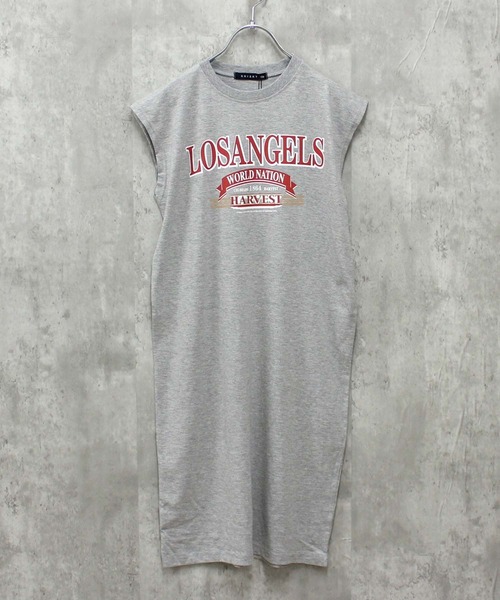 THE CASUAL（カジュアル）の「ビッグシルエット　ノースリーブ　ワンピ（ワンピース・キッズ・チャコール/モカ/ミント/グリーン系その他/ネイビー/ベージュ/杢グレー/ダークグリーン/オフホワイト/ブラウン系その他/ラベンダー/ピンク/ベージュ系その他/ダークグリーン系/ブラック/グレー系その他/ブラック系その他2/ブラック系その他・110cm/120cm/130cm/140cm/150cm/160cm）」の7枚目の写真