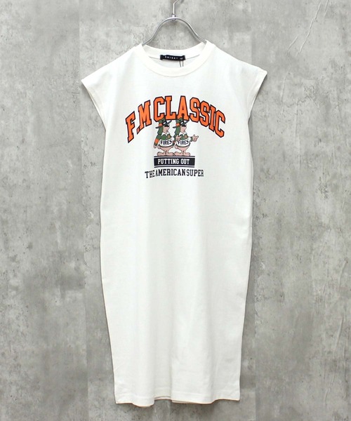 THE CASUAL（カジュアル）の「ビッグシルエット　ノースリーブ　ワンピ（ワンピース・キッズ・チャコール/モカ/ミント/グリーン系その他/ネイビー/ベージュ/杢グレー/ダークグリーン/オフホワイト/ブラウン系その他/ラベンダー/ピンク/ベージュ系その他/ダークグリーン系/ブラック/グレー系その他/ブラック系その他2/ブラック系その他・110cm/120cm/130cm/140cm/150cm/160cm）」の3枚目の写真