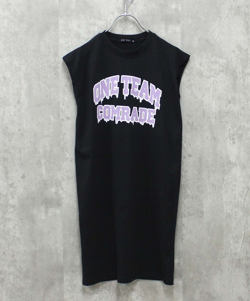 THE CASUAL（カジュアル）の「ビッグシルエット　ノースリーブ　ワンピ（ワンピース・キッズ・チャコール/モカ/ミント/グリーン系その他/ネイビー/ベージュ/杢グレー/ダークグリーン/オフホワイト/ブラウン系その他/ラベンダー/ピンク/ベージュ系その他/ダークグリーン系/ブラック/グレー系その他/ブラック系その他2/ブラック系その他・110cm/120cm/130cm/140cm/150cm/160cm）」の6枚目の写真