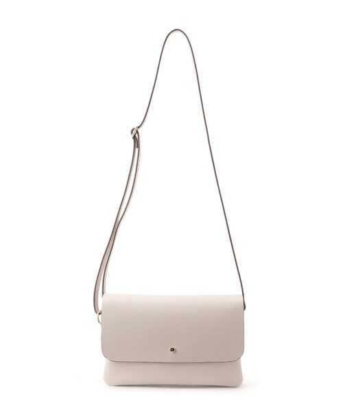 SHOO・LA・RUE（シューラルー）の「◆【軽量】ふわっと軽いフラップショルダーバッグ（ショルダーバッグ・レディース・ライトグレー/ブラック/イエロー・00）」の3枚目の写真