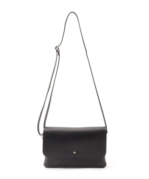 SHOO・LA・RUE（シューラルー）の「◆【軽量】ふわっと軽いフラップショルダーバッグ（ショルダーバッグ・レディース・ライトグレー/ブラック/イエロー・00）」の2枚目の写真