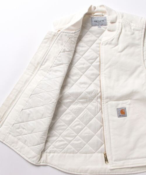 Carhartt ホワイト キルティングベスト L Carhartt WIP（カーハートダブリューアイピー）の「【Carhartt WIP
