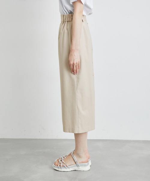 ROPE' PICNIC(ロペピクニック)の「洗える/2WAY・セットアップ対応/ウエストベルトストレートスカート(スカート・レディース・ブラック/ベージュ/グリーン系その他・38/36)」の21枚目の写真