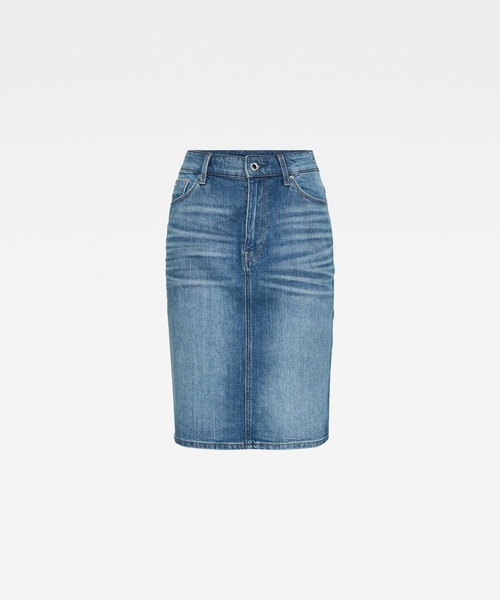 G-STAR(ジースター)の「3301 PENCIL SKIRT/デニムスカート(デニムスカート・レディース・ライトインディゴブルー・25inch/26inch/27inch/24inch)」の5枚目の写真