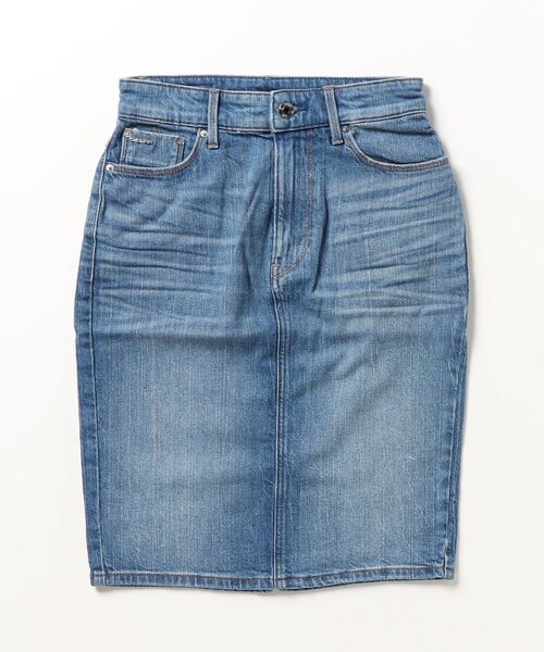 G-STAR(ジースター)の「3301 PENCIL SKIRT/デニムスカート(デニムスカート・レディース・ライトインディゴブルー・25inch/26inch/27inch/24inch)」の7枚目の写真