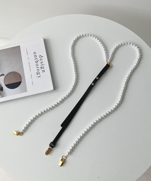 AS KNOW AS plus（アズノゥアズプラス）の「パールサスペンダー（サスペンダー・レディース・ブラック系その他・FREE）」の5枚目の写真