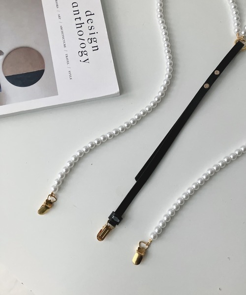 AS KNOW AS plus（アズノゥアズプラス）の「パールサスペンダー（サスペンダー・レディース・ブラック系その他・FREE）」の7枚目の写真