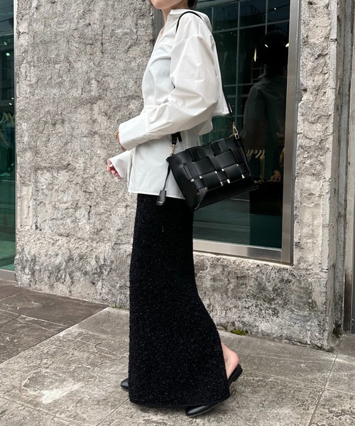 COLLAGE GALLARDAGALANTE（コラージュガリャルダガランテ）の「【OT】バックオープンシャツ（シャツ/ブラウス・レディース・サックスブルー/グリーン/ホワイト・FREE）」の10枚目の写真