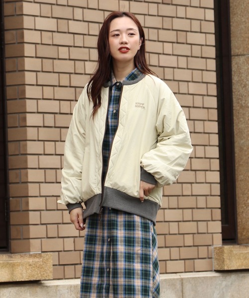 KRIFF MAYER Lady's Collection（クリフメイヤーレディースコレクション）の「ひっくりノーカラーJK（ノーカラージャケット・レディース・ブラック/ベージュ/サックスブルー/ナチュラル/カラフル/その他5・LARGE/MEDIUM）」の4枚目の写真