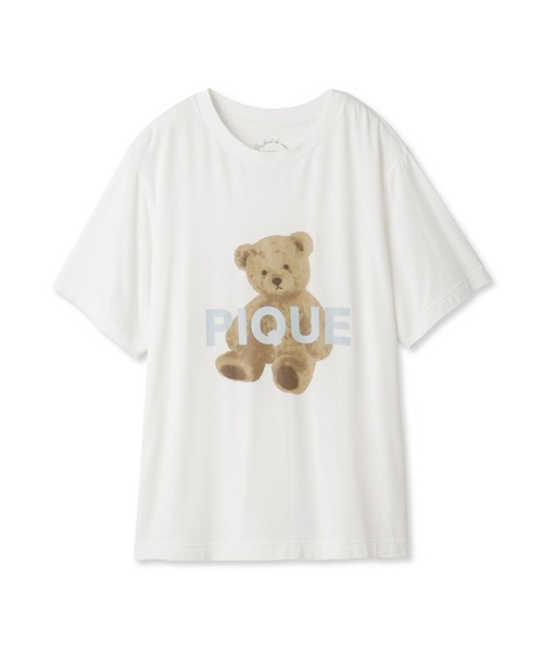 ジェラートピケ　unisex ベア柄　ワンポイント　上下セット ジェラートピケ unisex ベア柄 ワンポイント 上下セット