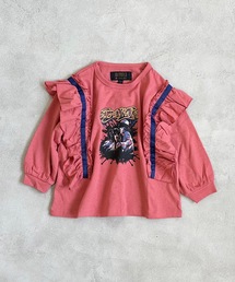 BIG FIELD | ナガソデフリルロックT（90～150cm）(Tシャツ/カットソー)