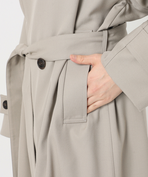 VERMEIL par iena(ヴェルメイユパーイエナ)の「【TICCA/ティッカ】ドレストレンチコート(トレンチコート・レディース・ベージュ・FREE)」の11枚目の写真