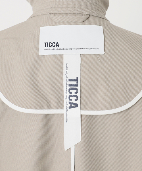 VERMEIL par iena(ヴェルメイユパーイエナ)の「【TICCA/ティッカ】ドレストレンチコート(トレンチコート・レディース・ベージュ・FREE)」の4枚目の写真