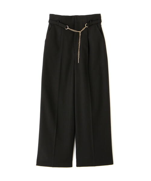 PROPORTION BODY DRESSING（プロポーションボディドレッシング）の「チェーンベルトワイドパンツ / 1213230900（その他パンツ・レディース・グレー/ブラック・SMALL/MEDIUM）」の8枚目の写真