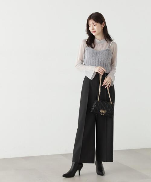 PROPORTION BODY DRESSING（プロポーションボディドレッシング）の「チェーンベルトワイドパンツ / 1213230900（その他パンツ・レディース・グレー/ブラック・SMALL/MEDIUM）」の11枚目の写真