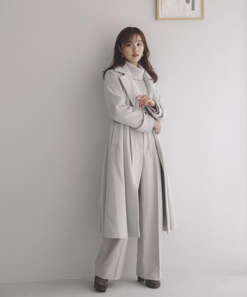 PROPORTION BODY DRESSING（プロポーションボディドレッシング）の「チェーンベルトワイドパンツ / 1213230900（その他パンツ・レディース・グレー/ブラック・SMALL/MEDIUM）」の6枚目の写真