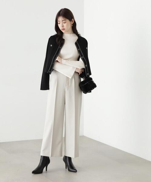 PROPORTION BODY DRESSING（プロポーションボディドレッシング）の「チェーンベルトワイドパンツ / 1213230900（その他パンツ・レディース・グレー/ブラック・SMALL/MEDIUM）」の16枚目の写真