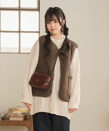 Cham. | ラテカラーボアベスト(ベスト)