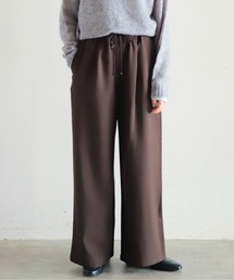 NOMBRE IMPAIR | ポリエステルトロ　ワイドパンツ(その他パンツ)
