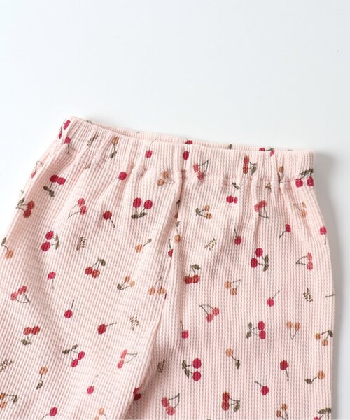 apres les cours（アプレレクール）の「【長袖】さくらんぼ・花柄パジャマ（ルームウェア/パジャマ・キッズ・アイボリー/ピンク・110/80/120/90/130/100）」の6枚目の写真