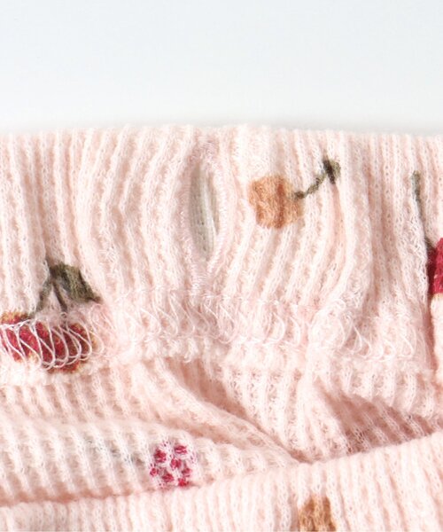 apres les cours（アプレレクール）の「【長袖】さくらんぼ・花柄パジャマ（ルームウェア/パジャマ・キッズ・アイボリー/ピンク・110/80/120/90/130/100）」の9枚目の写真