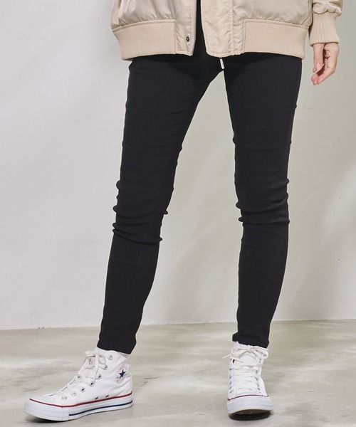 Arnold Palmer(アーノルドパーマー)の「ハイストレッチ スキニー シェア パンツ(その他パンツ・レディース・ブラック/ライトベージュ・L/M/XS/S)」の2枚目の写真