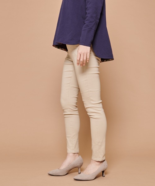 Arnold Palmer(アーノルドパーマー)の「ハイストレッチ スキニー シェア パンツ(その他パンツ・レディース・ブラック/ライトベージュ・L/M/XS/S)」の10枚目の写真