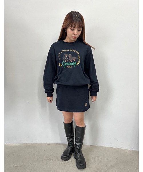 Fano Studios(ファノ ストゥディオズ)の「ドッグプリントスウェットトップス FQ23T031【Fano Studios】(スウェット・レディース・ダークネイビー・M/L/S)」の11枚目の写真