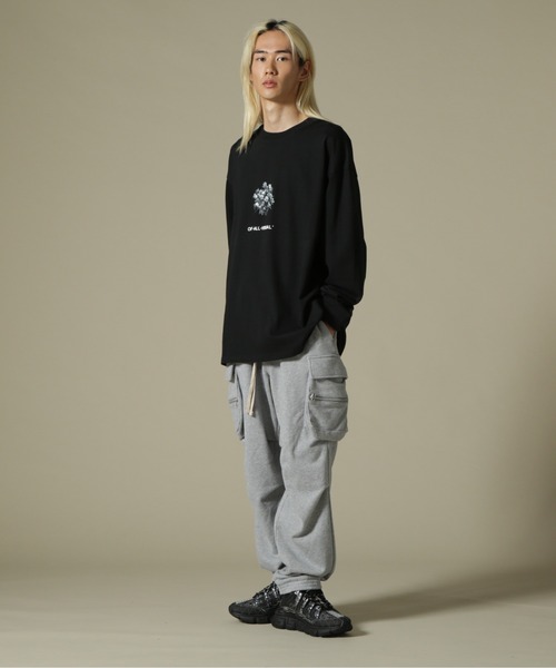 DANKE SCHON（ダンケシェーン）の「DankeSchon/ダンケシェーン/PREMIUM SWEAT ZIP POCKET PANTS（スウェットパンツ・メンズ・ブラック/グレー/ホワイト・LARGE/MEDIUM）」の7枚目の写真