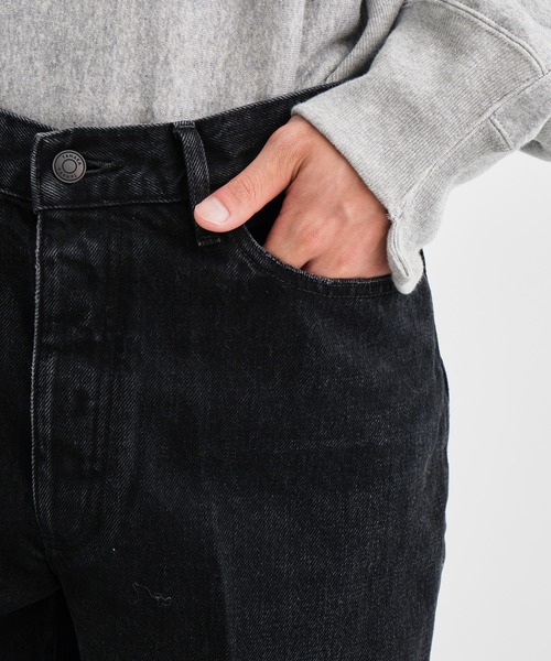 TANAKA(タナカ)の「【TANAKA / タナカ】THE JEAN TROUSERS/ザジーンズトラウザーズ(デニムパンツ・メンズ・ブラック・30inch/32inch)」の10枚目の写真