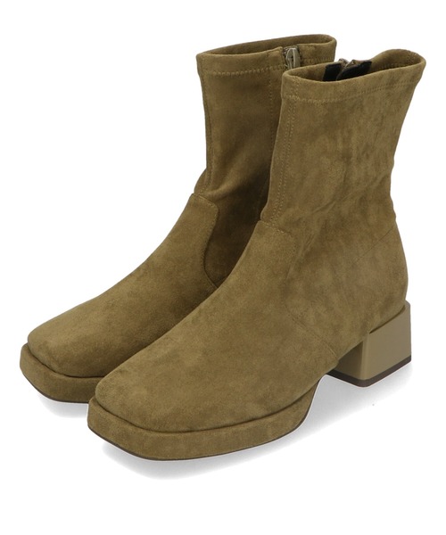 WA ORiental TRaffic(ダブルエーオリエンタルトラフィック)の「プラットフォームストレッチブーツ 32405(ブーツ・レディース・ブラック/ブラウン/カーキ・S/M/L/LL)」の19枚目の写真