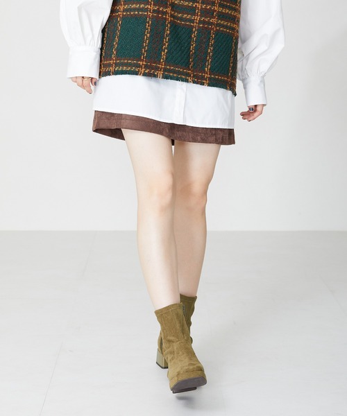 WA ORiental TRaffic(ダブルエーオリエンタルトラフィック)の「プラットフォームストレッチブーツ 32405(ブーツ・レディース・ブラック/ブラウン/カーキ・S/M/L/LL)」の18枚目の写真