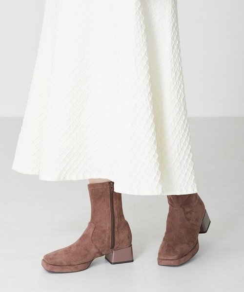 WA ORiental TRaffic(ダブルエーオリエンタルトラフィック)の「プラットフォームストレッチブーツ 32405(ブーツ・レディース・ブラック/ブラウン/カーキ・S/M/L/LL)」の10枚目の写真