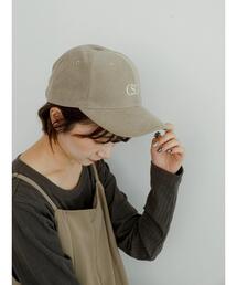 Samansa Mos2 blue | コーデュロイロゴキャップ(ハット)