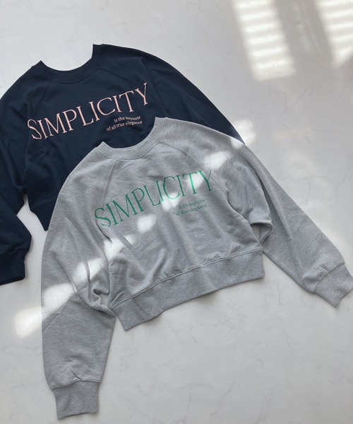 AS KNOW AS plus（アズノゥアズプラス）の「☆前後着用可能 2WAYラグランスウェットプルオーバー（スウェット・レディース・杢グレー/ネイビー/キナリ・FREE）」の12枚目の写真