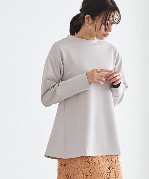 Pierrot(ピエロ)の「ダンボールAラインプルオーバー(Tシャツ/カットソー・レディース・ライトグレー/ブラック/ネイビー・L/M)」の18枚目の写真