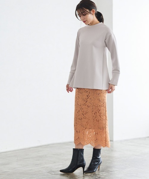 Pierrot(ピエロ)の「ダンボールAラインプルオーバー(Tシャツ/カットソー・レディース・ライトグレー/ブラック/ネイビー・L/M)」の21枚目の写真