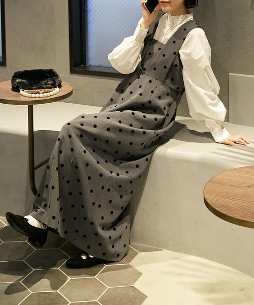 forksy.】【オケージョン対応】 フロッキードットマルチウェイ