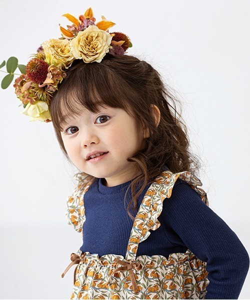 Love&Peace&Money（ラブアンドピースアンドマネー）の「Cotton Tail ドッキングチュニック（チュニック・キッズ・キャメル/ピンク・120cm/80ｃｍ/90cm/100cm/110cm）」の5枚目の写真