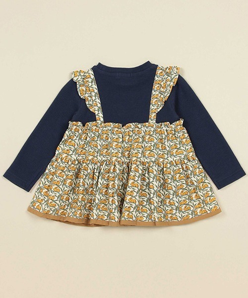 Love&Peace&Money（ラブアンドピースアンドマネー）の「Cotton Tail ドッキングチュニック（チュニック・キッズ・キャメル/ピンク・120cm/80ｃｍ/90cm/100cm/110cm）」の10枚目の写真