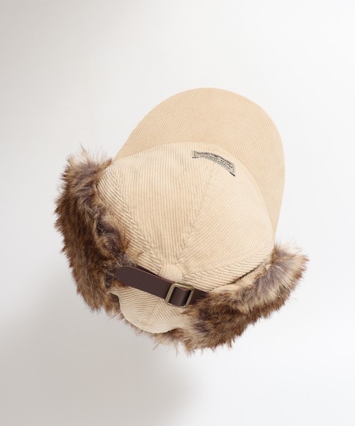 Well-Tailored（ウェルテイラード）の「Well-Tailored FLAP CAP CORDUROY（キャップ・メンズ・モカ/ブラック/カーキ/ベージュ・FREE）」の19枚目の写真