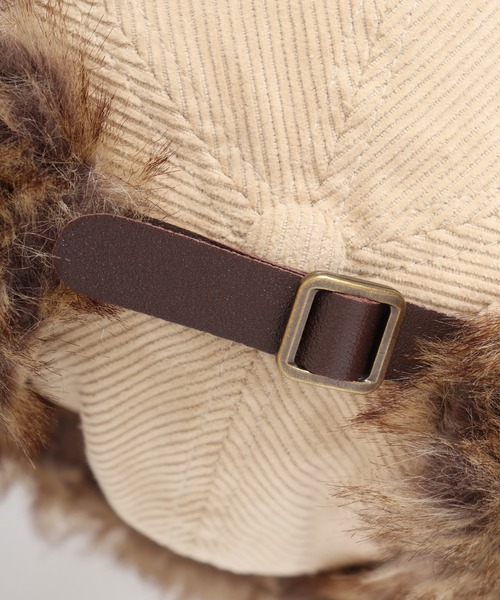 Well-Tailored（ウェルテイラード）の「Well-Tailored FLAP CAP CORDUROY（キャップ・メンズ・モカ/ブラック/カーキ/ベージュ・FREE）」の20枚目の写真