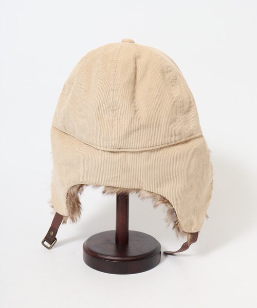 Well-Tailored（ウェルテイラード）の「Well-Tailored FLAP CAP CORDUROY（キャップ・メンズ・モカ/ブラック/カーキ/ベージュ・FREE）」の18枚目の写真